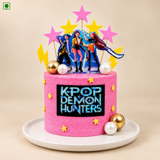 KPop Night Theme Cake - Gurgaon, Delhi & Noida