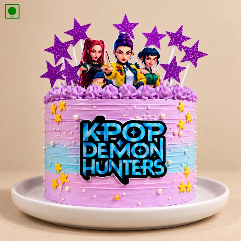 KPop Star Theme Cake - Gurgaon, Delhi & Noida