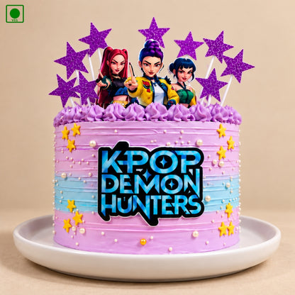 KPop Star Theme Cake - Gurgaon, Delhi & Noida