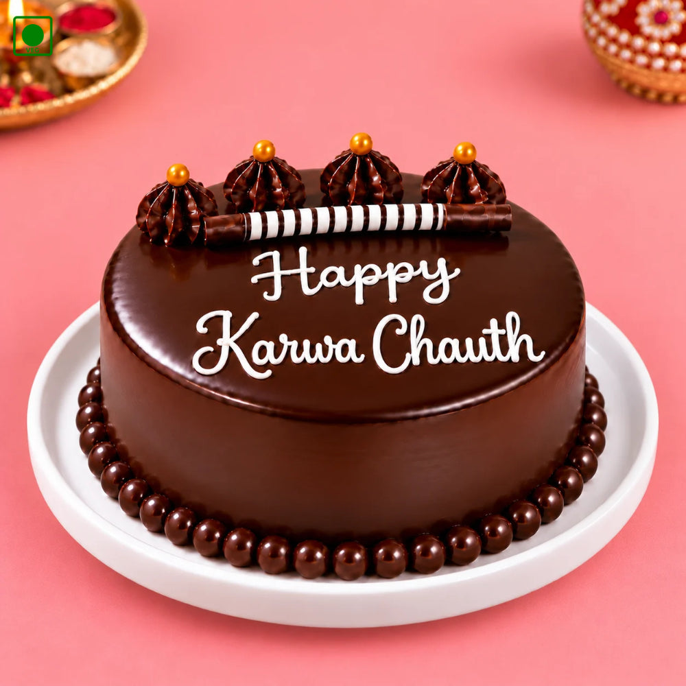  Karwa Chauth Chocolate Cake - Gurgaon, Delhi & Noida