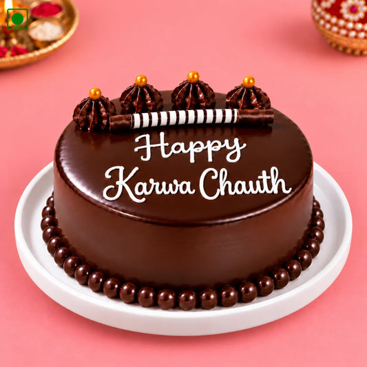  Karwa Chauth Chocolate Cake - Gurgaon, Delhi & Noida