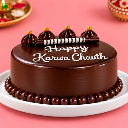  Karwa Chauth Chocolate Cake - Gurgaon, Delhi & Noida
