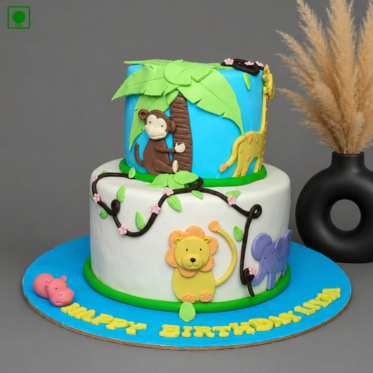 Kids Jungle Fun Cake – Gurgaon & Delhi NCR | Cakofy