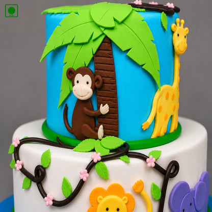 Kids Jungle Fun Cake – Gurgaon, Delhi & Noida