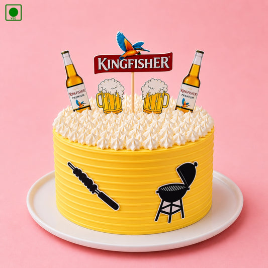 Kingfisher Beer Theme Cake - Gurgaon, Delhi & Noida