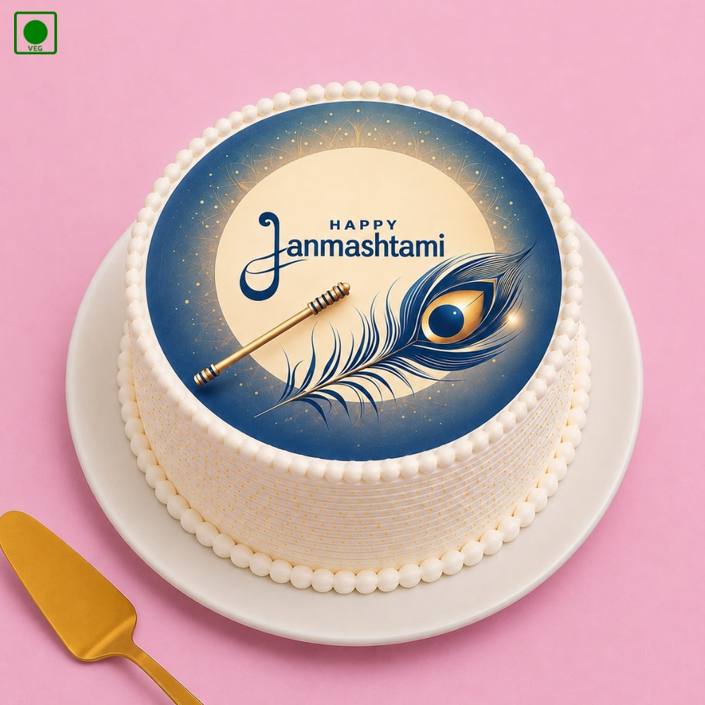 Krishna Janmashtami Theme Cake - Gurgaon, Delhi & Noida