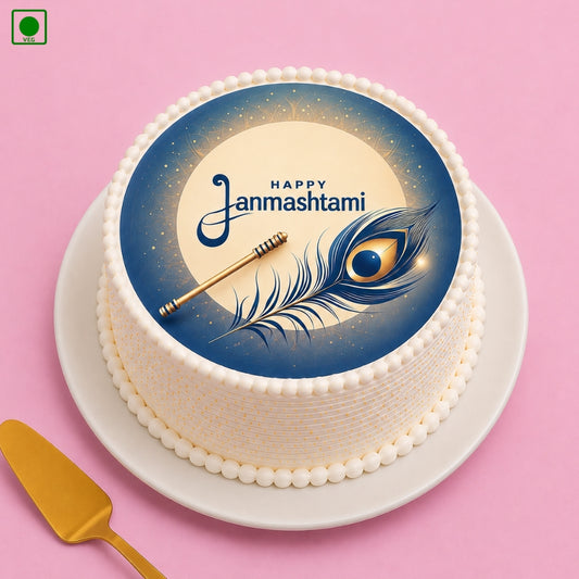 Krishna Janmashtami Theme Cake - Gurgaon, Delhi & Noida
