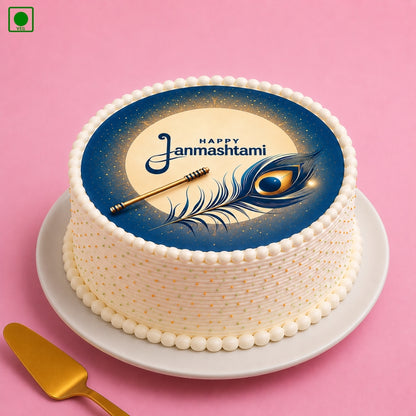 Krishna Janmashtami Theme Cake