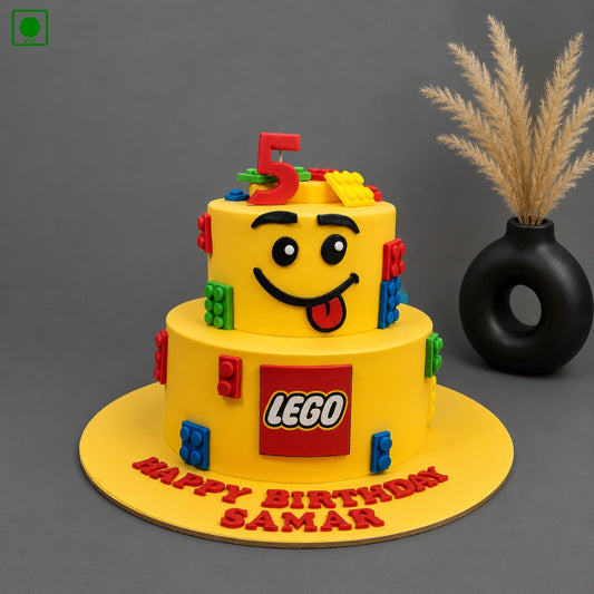 LEGO Lover Birthday Cake - Gurgaon, Delhi & Noida