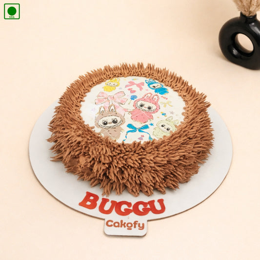 Labubu Doll Photo Cake - Gurgaon & Delhi NCR | Cakofy