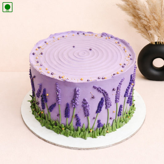 Lavender Garden Designer Cake – Gurgaon & Delhi NCR | Cakofy