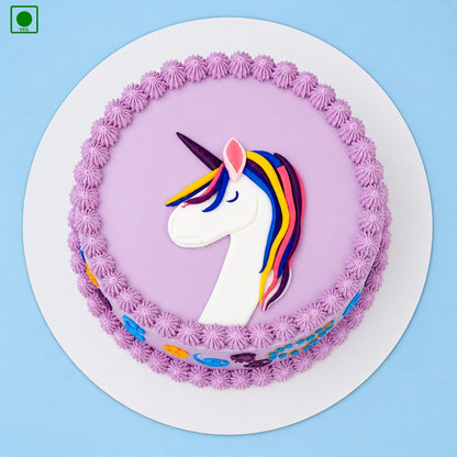 
Lavender Unicorn Colorful Hair Design Cake - Gurgaon, Delhi & Noida
