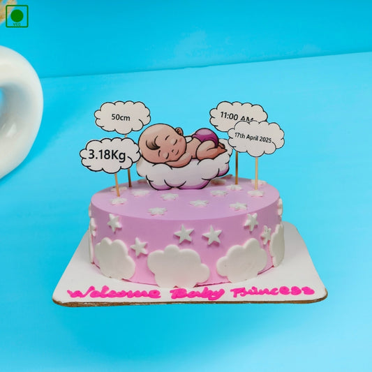 Lavender Star Baby Cake - Gurgaon & Delhi NCR | Cakofy