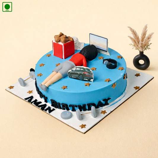 Lazy Boy Theme Cake - Gurgaon & Delhi NCR | Cakofy