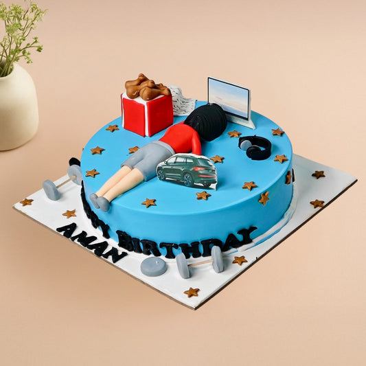 Lazy Boy Theme Cake - Gurgaon & Delhi NCR | Cakofy