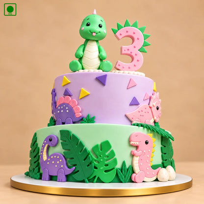 Little Dino Party Cake – Gurgaon, Delhi & Noida