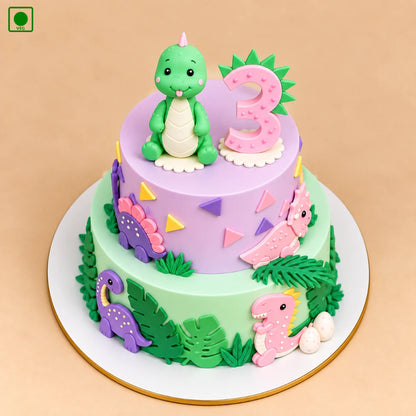 Little Dino Party Cake – Gurgaon, Delhi & Noida