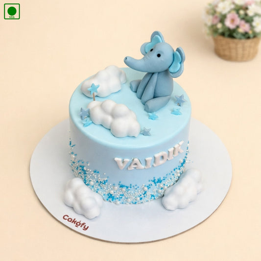 Little Elephant Sky Cake - Gurgaon & Delhi NCR | Cakofy