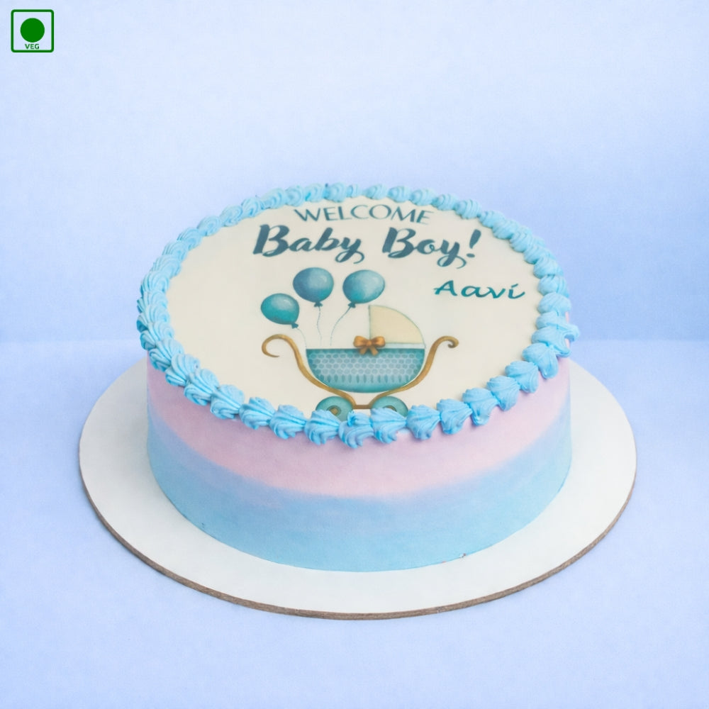 Little Prince Welcome Cake – Gurgaon & Delhi NCR | Cakofy