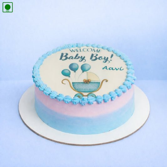Little Prince Welcome Cake – Gurgaon & Delhi NCR | Cakofy