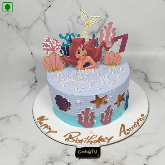 Little Mermaid Cake - Gurgaon & Delhi NCR | Cakofy