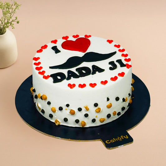 Love Dada Ji Birthday Cake