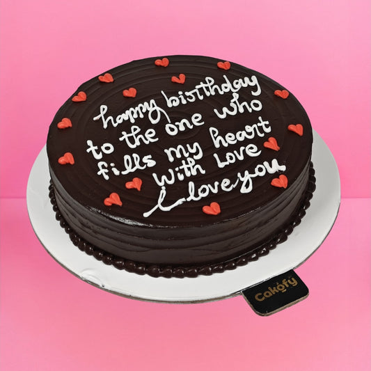 Love Message Cake - Gurgaon & Delhi NCR | Cakofy