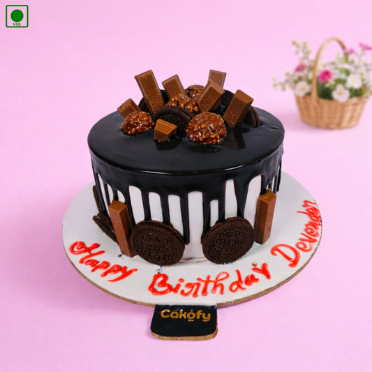 Luxury Oreo Chocolate Drip Cake - Gurgaon & Delhi NCR | Cakofy