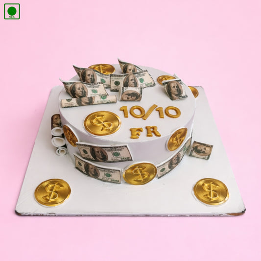Luxury Money Theme Cake - Gurgaon & Delhi NCR | Cakofy