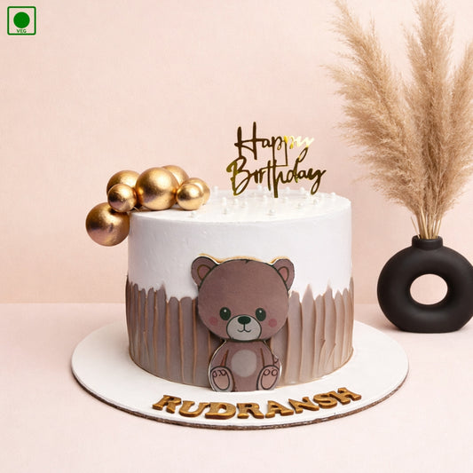 Luxury Teddy Bear Cake - Gurgaon & Delhi NCR | Cakofy