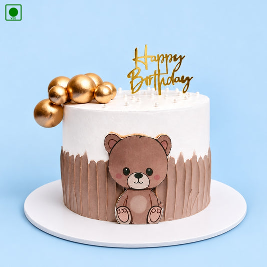 Luxury Teddy Bear Cake - Gurgaon, Delhi & Noida