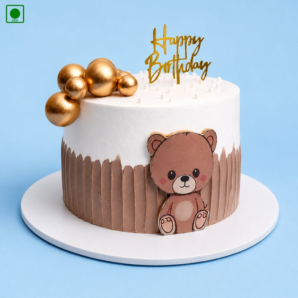 Luxury Teddy Bear Cake - Gurgaon, Delhi & Noida