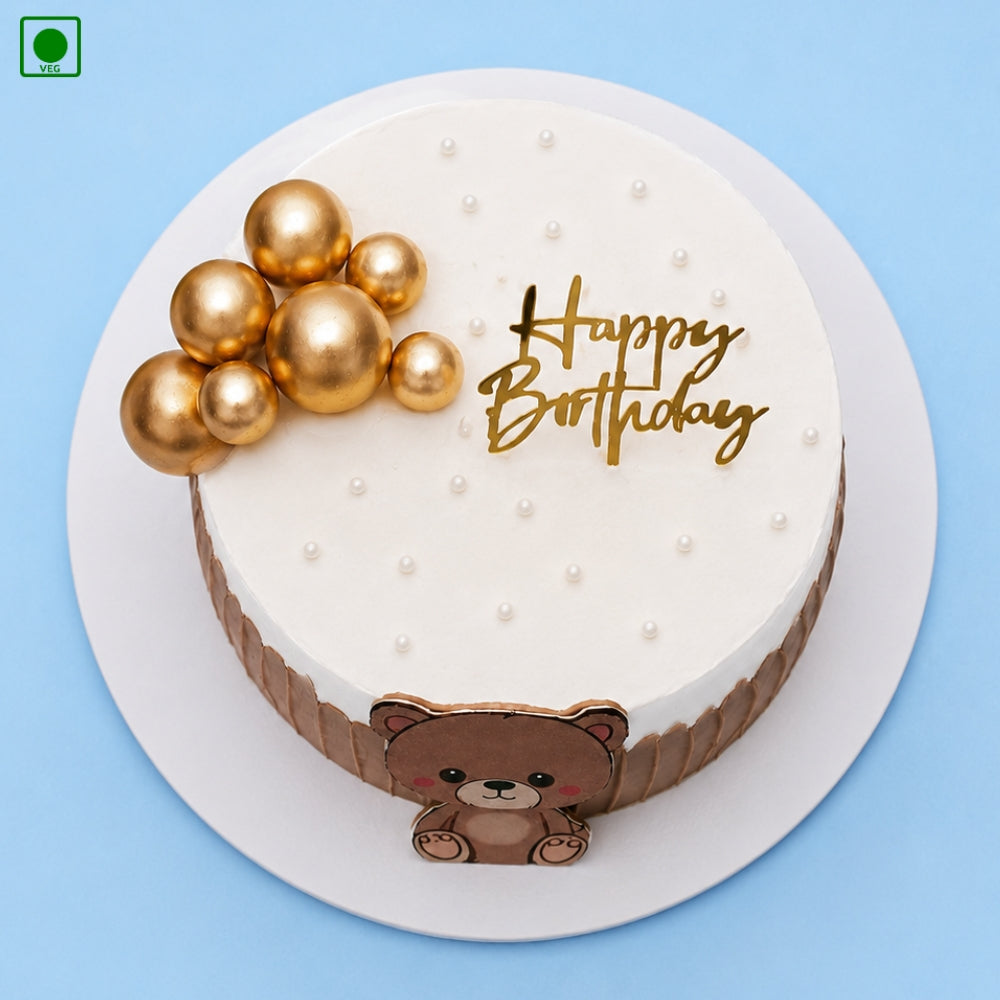 Luxury Teddy Bear Cake - Gurgaon, Delhi & Noida