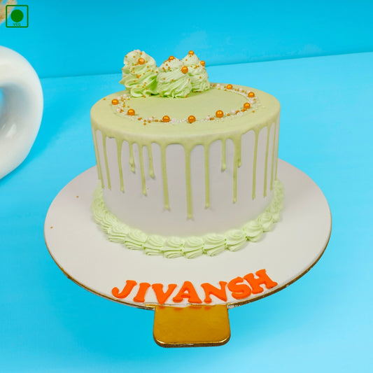 Luxury Green Drip Cake- Gurgaon & Delhi NCR | Cakofy