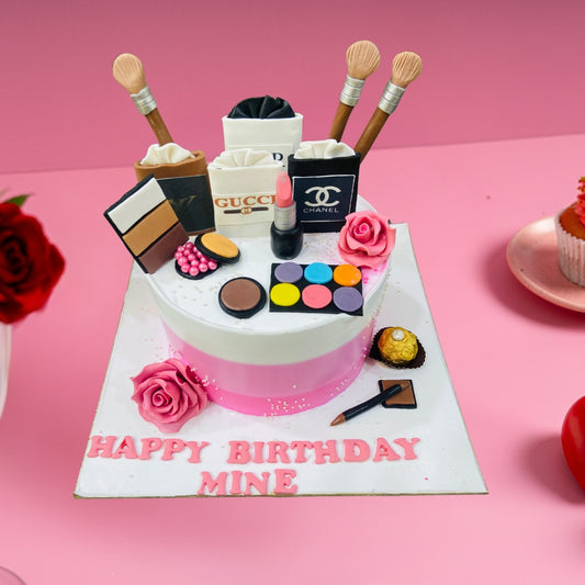 Makeup Brand Theme Cake - Gurgaon & Delhi NCR | Cakofy