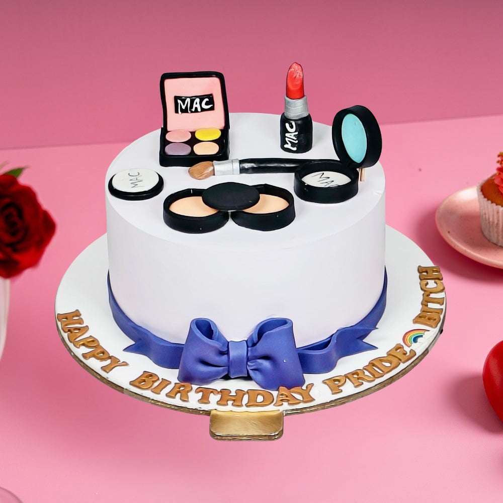 Makeup Queen Theme Cake - Gurgaon & Delhi NCR | Cakofy