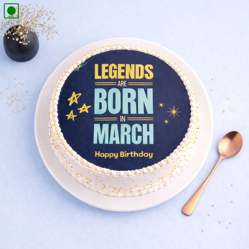 March Born Birthday Cake - Gurgaon & Delhi NCR | Cakofy