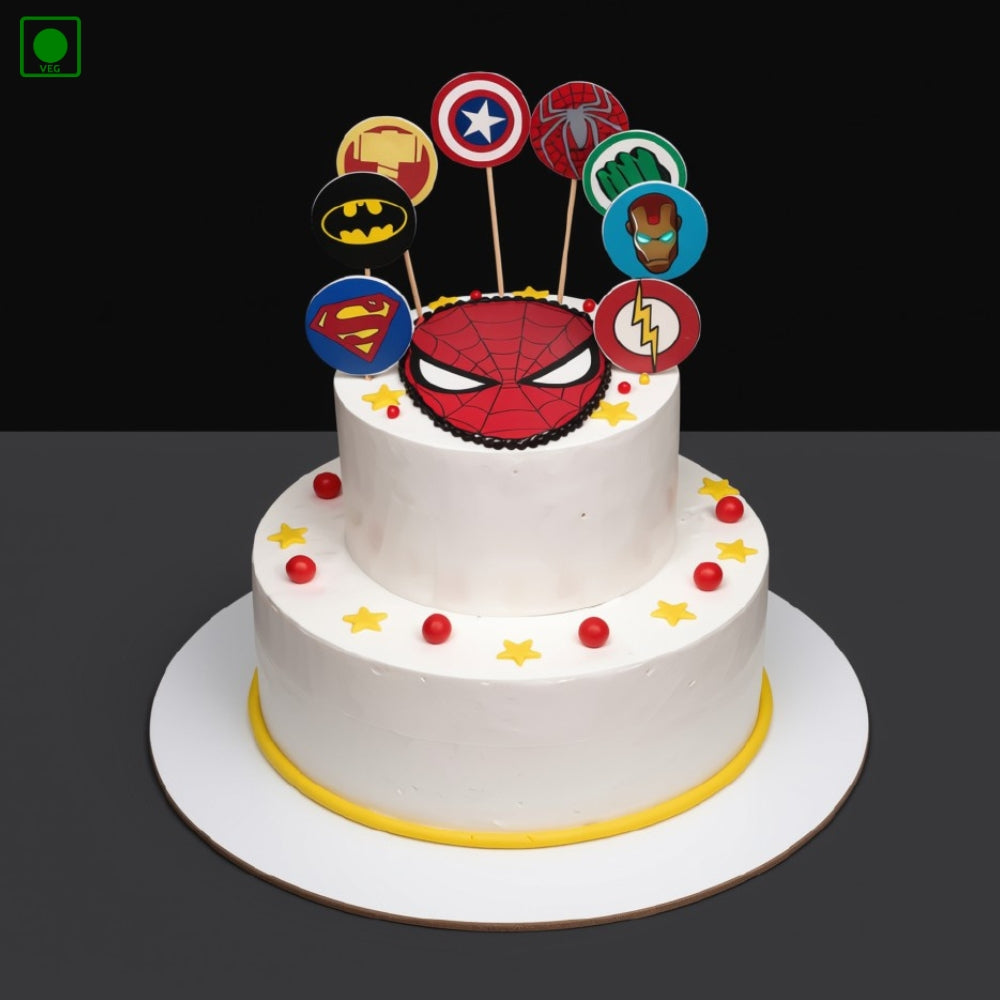 Marvel Theme Cake – Gurgaon, Delhi & Noida