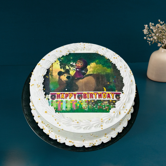 Mash And The Bear Theme Cake Gurgaon & Delhi NCR | Cakofy