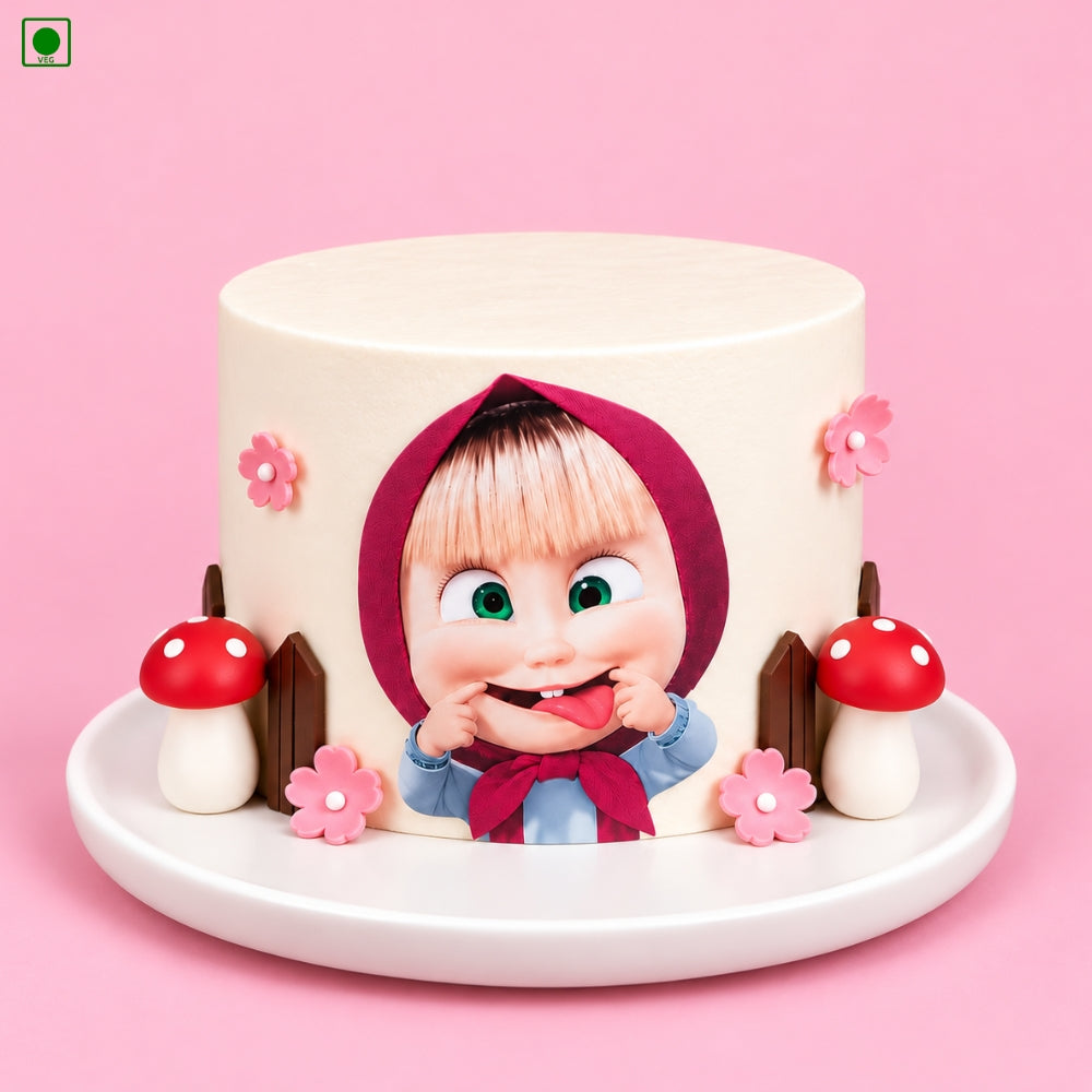 Masha & Bear Kids Cake - Gurgaon, Delhi & Noida