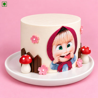 Masha & Bear Kids Cake - Gurgaon, Delhi & Noida