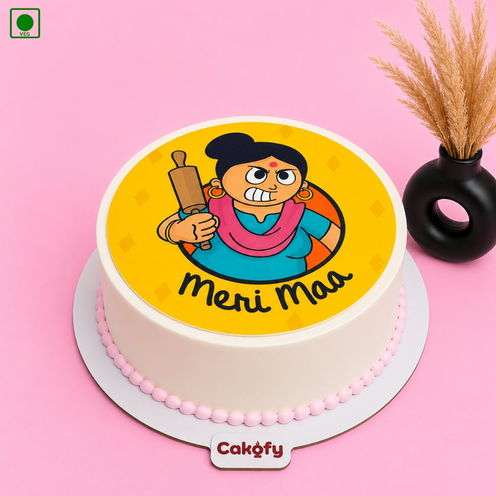 Meri Maa Special Theme Cake - Gurgaon & Delhi NCR | Cakofy