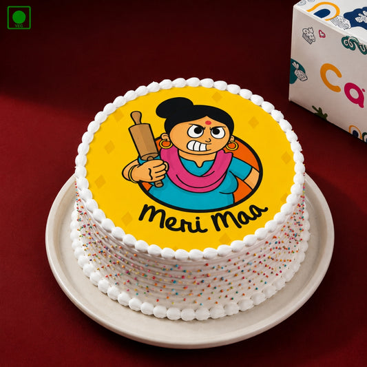 Meri Maa Special Theme Cake - Gurgaon, Delhi & Noida