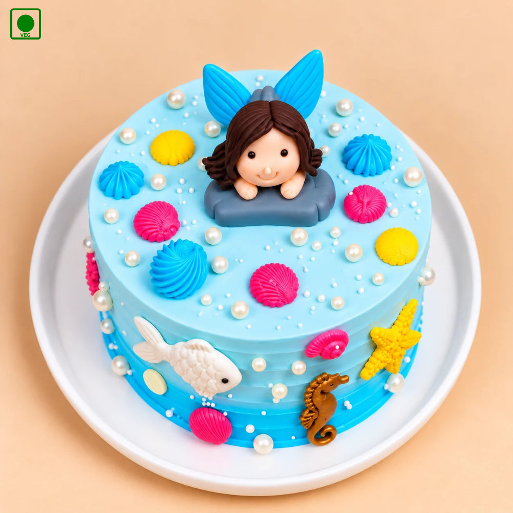 Mermaid Adventure Cake - Gurgaon, Delhi & Noida