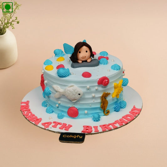 Mermaid Adventure Cake - Gurgaon & Delhi NCR | Cakofy