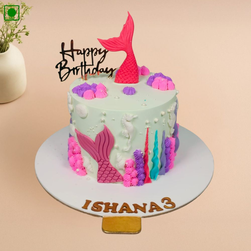 Mermaid Fantasy Cake - Gurgaon & Delhi NCR | Cakofy