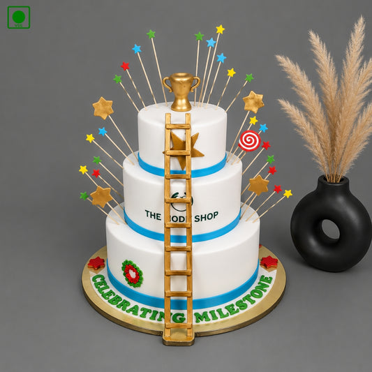 Milestone Achieved Office Theme Cake - Gurgaon, Delhi & Noida