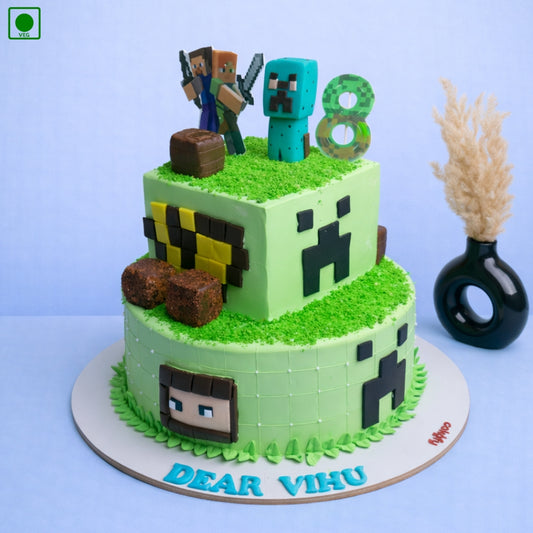 Minecraft Adventure Cake – Gurgaon & Delhi NCR | Cakofy