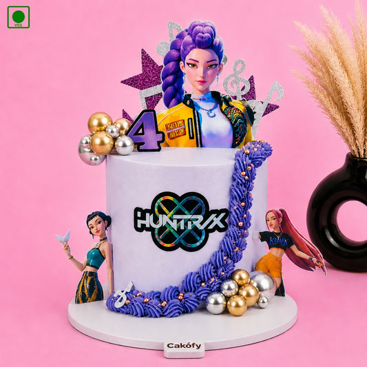 Modern K-Pop Theme Cake - Gurgaon & Delhi NCR | Cakofy