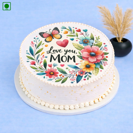 Mom Love Garden Cake - Gurgaon & Delhi NCR | Cakofy